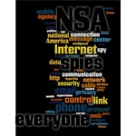 NSA spia tutti vettoriale illustrazione