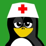 Grafica vectoriala de asistenta pinguin