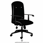 Büro-Stuhl-silhouette