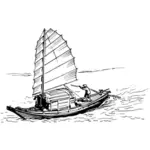 サンパン ボート ベクトル画像