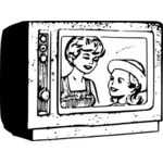 Vanhan tyylin TV