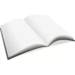 Livro de abertos de páginas em branco