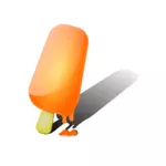 Oranje ijs vector afbeelding