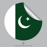 パキスタンの旗の剥離ステッカー