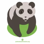 Panda tecknad