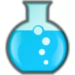 Vector drawing of lab chemical icon