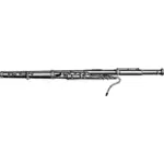 Vector illustration of bassoon