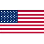 Vlajka Spojených států vektorové grafiky