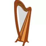 Illustration vectorielle de harpe