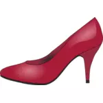 Röd sko vektor ClipArt