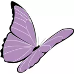 Violet butterfly vector clip art
