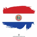 Bandeira pintada de Paraguai