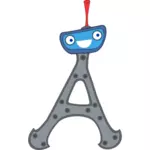 Cute Paris Eiffel Tower France vector image