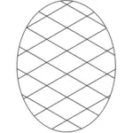 Outlined egg