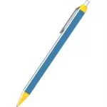 Blauwe pen vector tekening