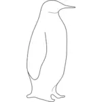 Polar penguin vector drawing