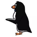 Zeigenden Pinguin