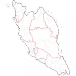 प्रायद्वीपीय मलेशिया के मानचित्र
