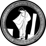 Kreikkalainen merkkivektori ClipArt