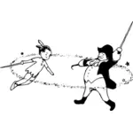 Peter Pan og Captain Hook