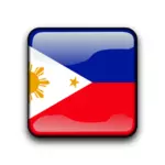 Philippines vector flag button