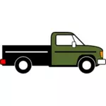 Pick-up truck vectorafbeeldingen