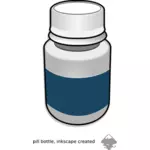 ClipArt vettoriali bottiglia di pillola
