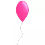 Roze kleur ballon vector illustraties