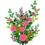 Trandafiri roz grafică vectorială