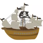 Pirat båt bilde