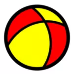 رسم متجه رمز الكرة