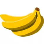 אצווה של תמונת וקטור הסמל בננות
