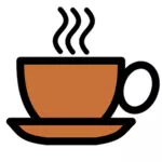 Vektorové ikony šálek kávy