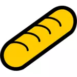 Immagine vettoriale dell'icona di baguette