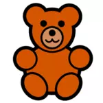 تيدي الدب لعبة ناقلات مقطع الفن