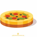 Pizza-Symbol Vektorgrafiken