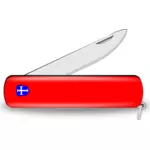 Красный карманный нож