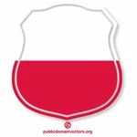 Heraldický erb polské vlajky