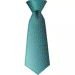 Векторный рисунок пятнистый зеленый галстук