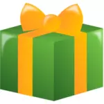 Caja de regalo verde