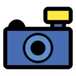 Vector de la imagen del icono de cámara de foto