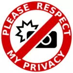 Harap menghormati privasi saya