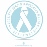 Prostatacancer band klistermärke