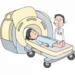 Cartoon MRI image