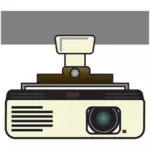 Videoprojector vector afbeelding