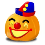 道化師のかぼちゃベクトル図面