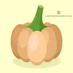 Color tribal Halloween pumpkin vector image