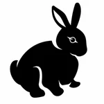 Hase Silhouette
