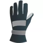 Кожаные перчатки гонки векторное изображение