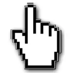 Cursor hand icon vector image